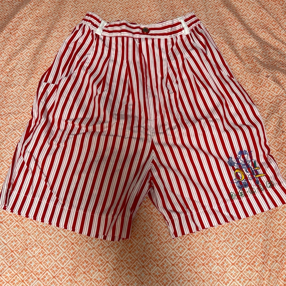Red and White Striped Shorts Felix the cat